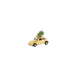 208250029 House Doctor xmas car golden 8,5 cm - Tinashjem